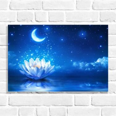 Imagem de Quadro Decorativo Flor de Lótus - Arte Aqui, 20x30cm