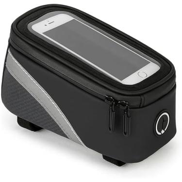 Imagem de Bolsa Porta Celular De Quadro Impermeável Acessórios Alforge