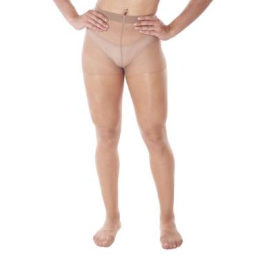 Imagem de Meia Calça Clássica Fina Fio 6 Feminina Loba Lupo, G, Praline