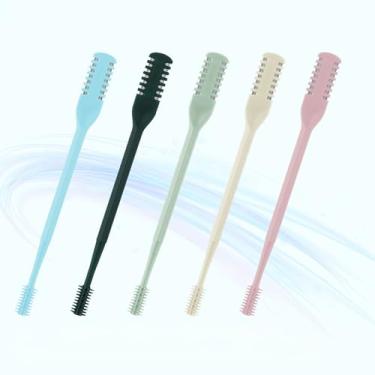 Imagem de Aparador de pelos de nariz dupla face 2 em 1, 10 peças, cortador de cabelo nasal manual, removedor nasal profissional portátil de rotação de 360° para homens e mulheres, itens essenciais de viagem em