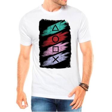 Imagem de Camiseta playstation games jogos camisa masculina lançamento 04 - DESI