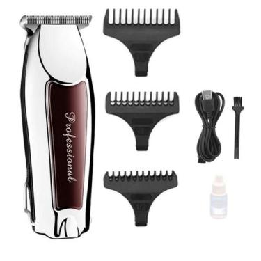 Imagem de Maquininha Kemei 9163 Profissional Para Pezinho E Acabamento