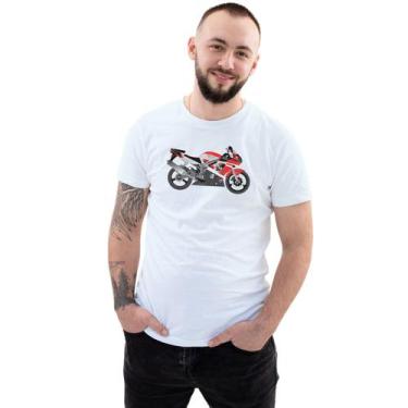 Imagem de Camiseta Moto Yamaha Yzf-r6 Camisa Personalizada Blusa Adulto Algodão 
