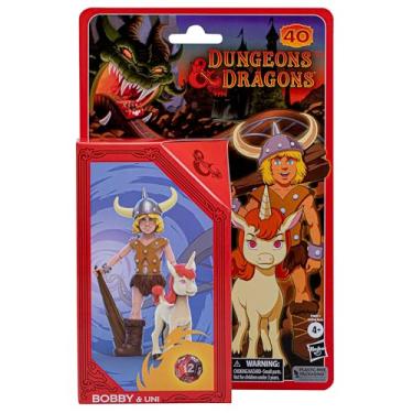 Imagem de Dungeons & Dragons, Figuras Bobby e Uni - Caverna do Dragão