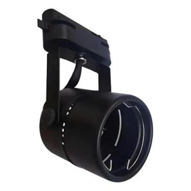 Imagem de Spot Delis DS2309 Preto para Trilho Eletrificado Soquete GU1 - Congrat