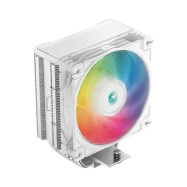 Imagem de Cooler De CPU ARGB PWM DEEPCOOL AG400 Com 4 Tubos De Calor E Radiador 