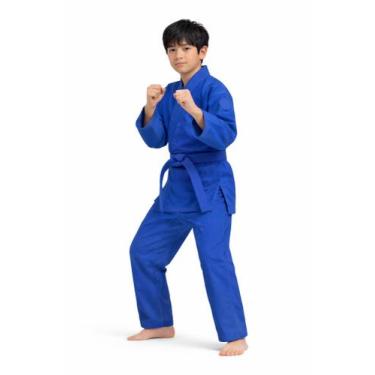 Imagem de Kimono Infantil Jiu Jitsu em Brim Pesado para treino e competições - I