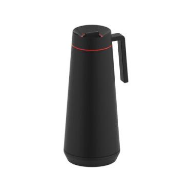 Imagem de Bule Térmico Tramontina Exata em Aço Inox Preto 1 Litro, 1L, Preto