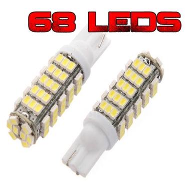 Imagem de Lampada Pingo 68 Leds Pingão Super Led Farol Torpedo O Par