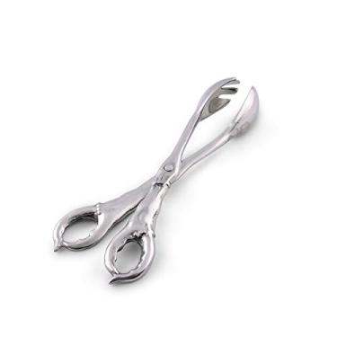Imagem de Arthur Court Designs – Pinça de alumínio resistente para servir caranguejo, servidores de salada polidos, tampas de servir para festa de bufê, servidores de salada duráveis para cozinha perfeitos para salada/gelo/pão.