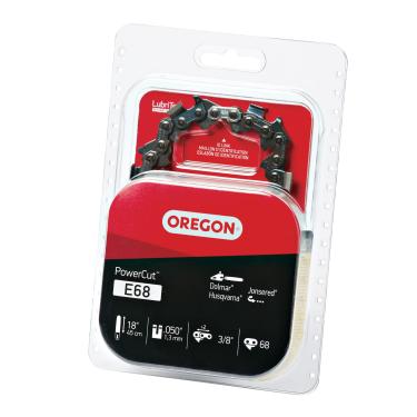 Imagem de Oregon Corrente de motosserra E68 PowerCut de 45,7 cm, serve para Dolmar, Husqvarna, Jonsered