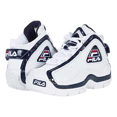 Imagem de Fila Grant Hill 2 (Little Kid) White/Fila Navy/Fila Red 1 11.5 Little Kid M