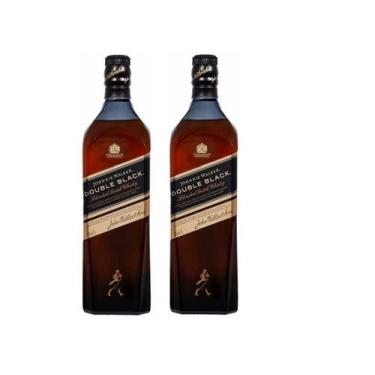 Imagem de Kit Whisky Johnnie Walker Double Black Blended 1L 2 Unidades