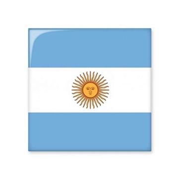 Imagem de Argentina Bandeira Nacional América do Sul Piso de Cerâmica Brilhante Decalque Pedra Adorna de Tijolos Vitrificados