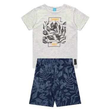 Imagem de Conjunto Infantil Camiseta E Bermuda Summer Vibes Kamylus