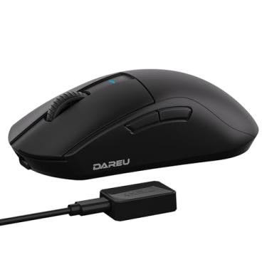 Imagem de DAREU Mouse para jogos sem fio A950pro 4K: 55 g ultraleve, taxa de sondagem de 4 KHz, sensor óptico PAW3395, DPI de 26K, 5 botões programáveis, suporta carregamento rápido de 15 minutos e conexão de