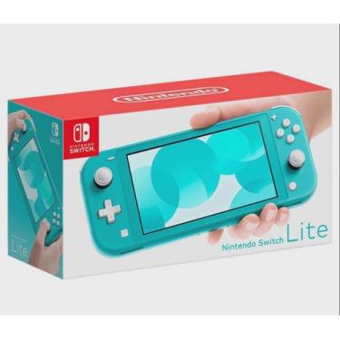 Imagem de Nintendo Switch Lite 32gb Standard Cor  Azul-turquesa Cor Turquesa Switch lite