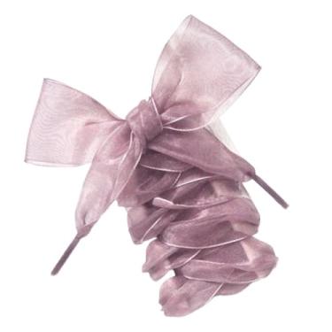 Imagem de Width Flat Silk Satin Shoestrings Ribbon Shoe Laces Sneakers Sport Shoes Lace Bow Fashion Women Shoelaces (Color : Orange)