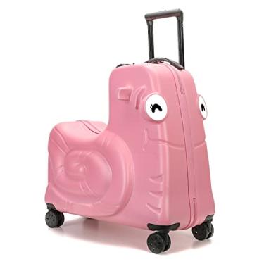 Imagem de SEA PUNK Bagagem infantil, bagagem de passeio infantil com rodinhas giratórias, mala de...