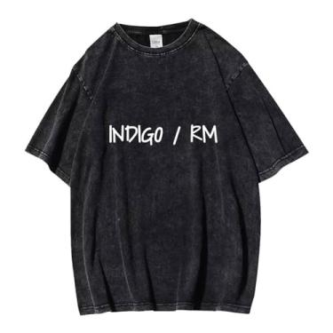 Imagem de Camiseta Rm Solo vintage estampada lavada streetwear camisetas vintage unissex para fãs, 3, M