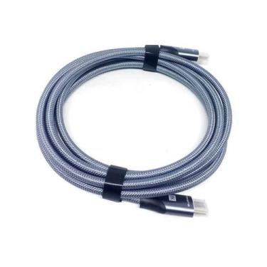 Imagem de Cabo Hdmi 8k Alta Velocidade 3 Metros Projetor Video Games - Tomate