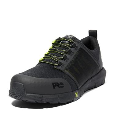 Imagem de Timberland PRO Radius Composite Safety Toe Tênis de trabalho industrial masculino, Preto/Alto Vis-2024 Novo, 12 Wide