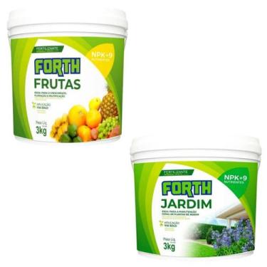 Imagem de Kit Fertilizante Forth Jardim e Forth Frutas NPK+9