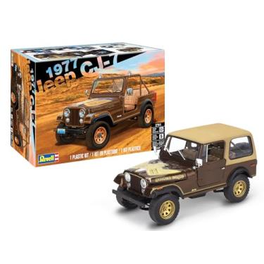 Imagem de Revell 14547 '77 Jeep CJ-7 2'N1 Escala 1:24 136 peças Skill Level 4 Kit de construção de modelo