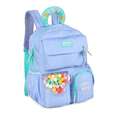 Imagem de Mochila De Costas Escolar Azul Up4you - Luxcel