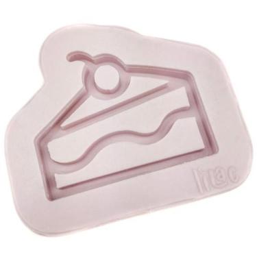 Imagem de Molde de Silicone para Resina Fatia de Bolo Shaker - Unitário (5,5 cm)