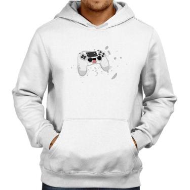 Imagem de Moletom Controle Carinha - Foca na Moda, Branco, M