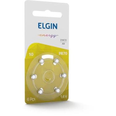 Imagem de Pilha Bateria para Aparelho Auditivo 10/230 Zinco - ELGIN (blister com