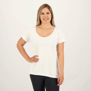 Imagem de Camiseta Selene Dryfit Básica Feminina Branca, P