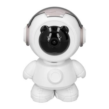 Imagem de Câmera de Segurança 1080P Com Sensor de Movimento de Rastreamento Automático e Visão Noturna Em Formato de robô para Vigilância Doméstica