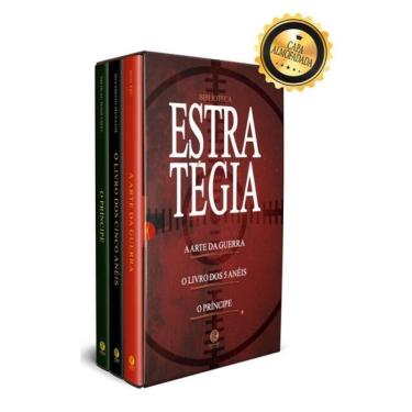 Imagem de Biblioteca Estratégia - Box Com 3 Livros - Edição De Luxo