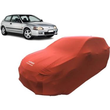 Imagem de Capa Automotiva Para Proteção Honda Civic Hatch - Mz, Vermelha