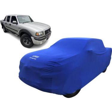 Imagem de Capa Caminete Ranger 2010 Cabine Dupla Com Logo Ford - Mz, Azul