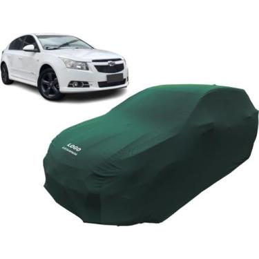 Imagem de Capa Carro Chevrolet Cruze Hatch Veste Fácil Com Elástico - Mz, Verde
