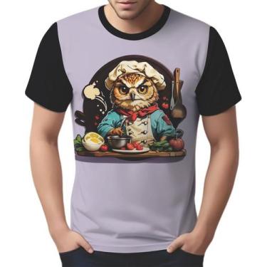 Imagem de Camisa Camiseta Tshirt Chefe Coruja Cozinheira Cozinha 1 - Enjoy Shop,