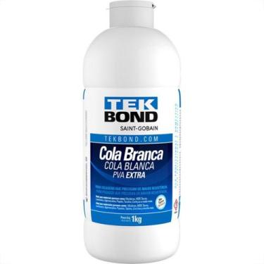 Imagem de Cola Branca Tekbond Extra Pva 1Kg, Branco