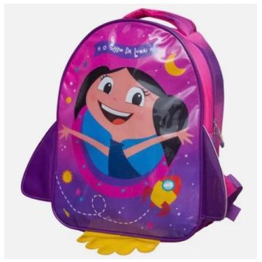 Imagem de Mochila escolar da luna - Jamesvariedades , lilás 