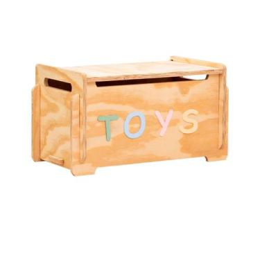 Imagem de Caixa De Armazenamento, Caixa De Brinquedos Com Tampa Toys - Curumim K