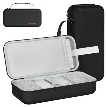 Imagem de Capa de transporte compatível com Apple 2024 Mac Mini M4/M4 Pro, capa protetora para transporte M4 Pro, bolsa de armazenamento de viagem rígida portátil (preto)