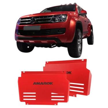 Imagem de Protetor Motor Carter Amarok 2014 2015 2016 2017 Vermelho - C&K