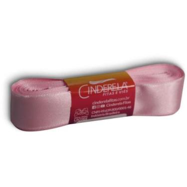 Imagem de Fita de Cetim 22MM X 10M Rosa Bebê - Fitas Cinderela