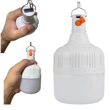 Imagem de Lâmpada Led Bulbo 20w Camping Usb Luzes De Emergência Forte - Bruartt