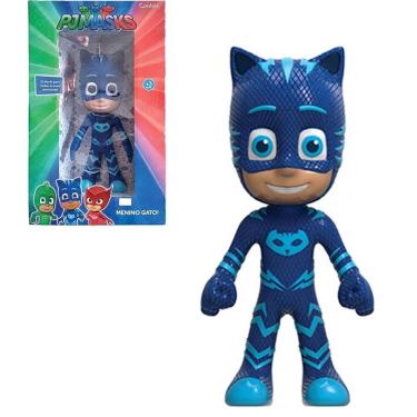 Imagem de Menino Gato Boneco Vinil Pj Masks - Candide 1715