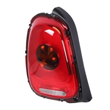 Imagem de Conjunto de Lanterna Traseira, Carcaça Traseira das Luzes Traseiras do Lado do Motorista e do Passageiro para F55 F56 F57, Alojamento Vermelho Lente (Esquerda