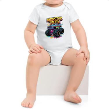 Imagem de Body intantil Monster Truck Splash Art - Alearts, GG