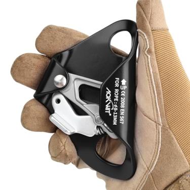 Imagem de Equipamento de escalada de árvore para ascender no peito, equipamento de rapel de liga de alumínio de alta resistência, certificado CE para escalada em rocha, resgate, trabalho aéreo, montanhismo